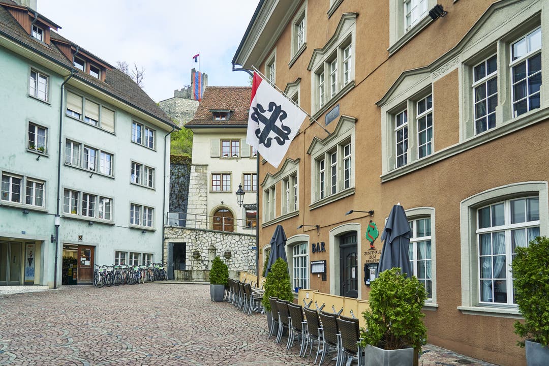 Ein Rundgang durchs Badener Altstadtquartier: der Cordulaplatz.