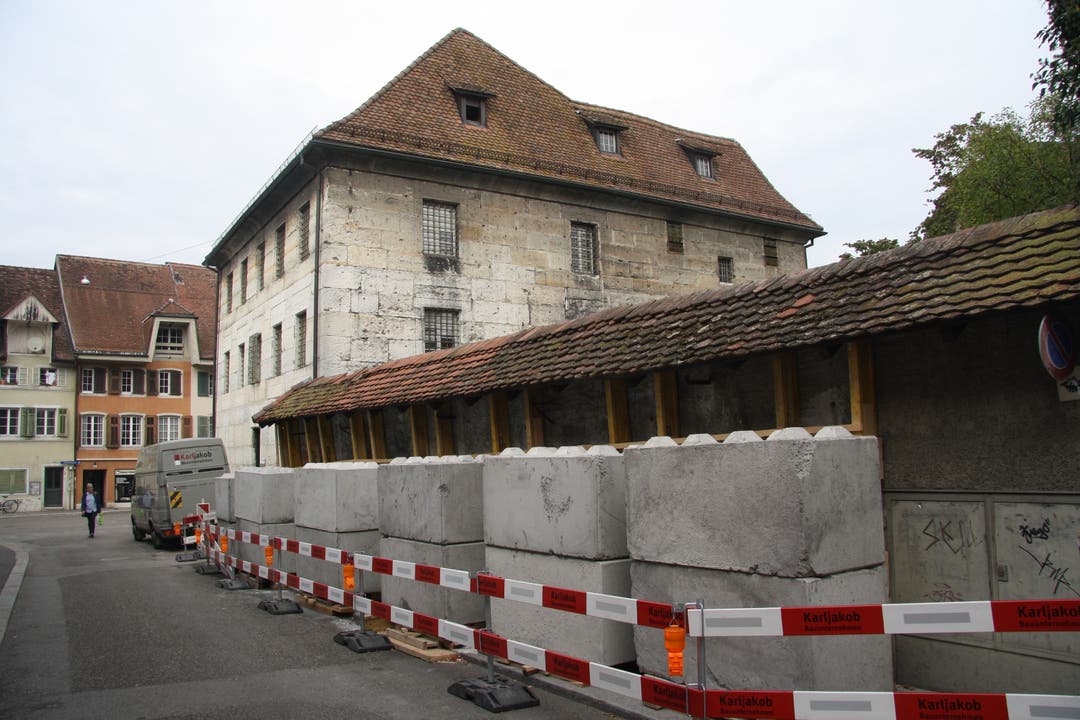  Im ehemaligen Untersuchungsgefängnis in Solothurn muss die Hofmauer wegen Einsturzgefahr saniert werden.