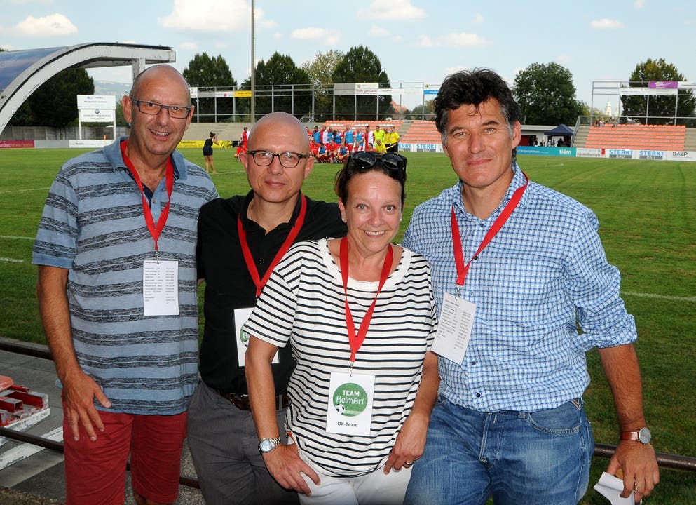  Das Organisatuonskomitee (von links): Roger Schnellmann, Stephan Oberli, Angelika Wyss und Daniel Wermelinger. Zweck.