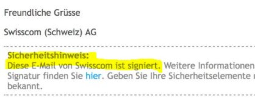 Phishing - Kriminelle Versenden Gefälschte Swisscom-Rechnungen Per E ...