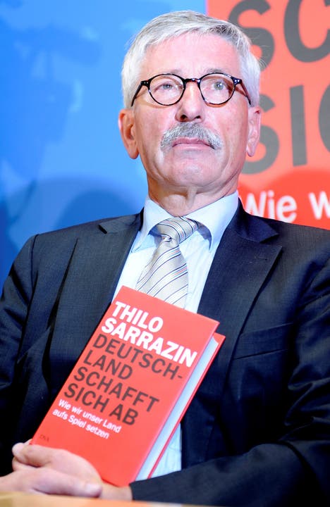30. August 2010: Thilo Sarrazin stellte sein kontroverses Buch «Deutschland schafft sich ab» vor.