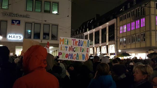 Demonstration in Freiburg im Breisgau