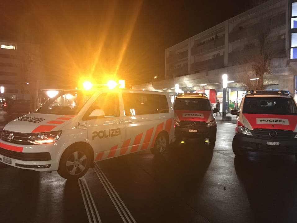 Polizeieinsatz am Bahnhof Dietikon am 17.01.2019