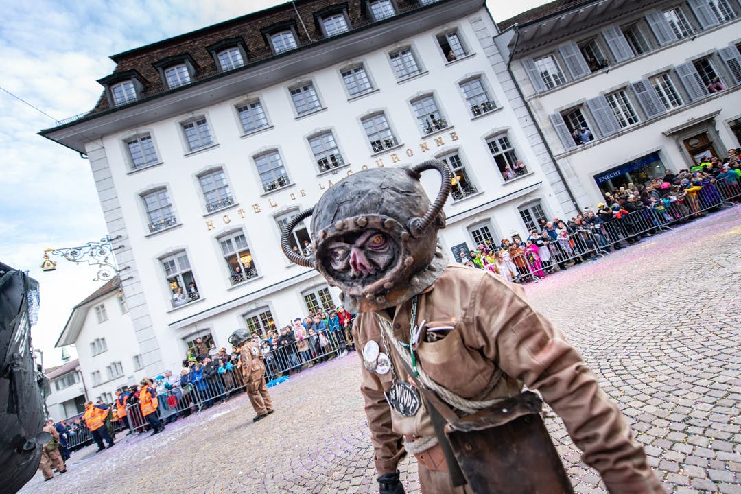 Fasnachtsumzug Solothurn 2019 Abstimmungssieger: Die «Wüude» - «Touch Wüud, öppe so und nid angersch»