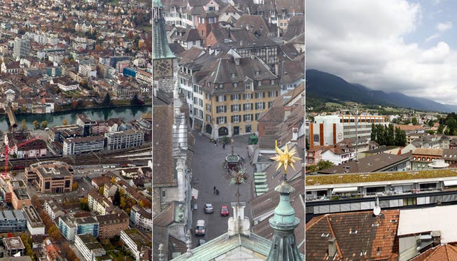 Olten schliesst im Städteranking in den Top 50 ab. Solothurn und Grenchen folgen später.