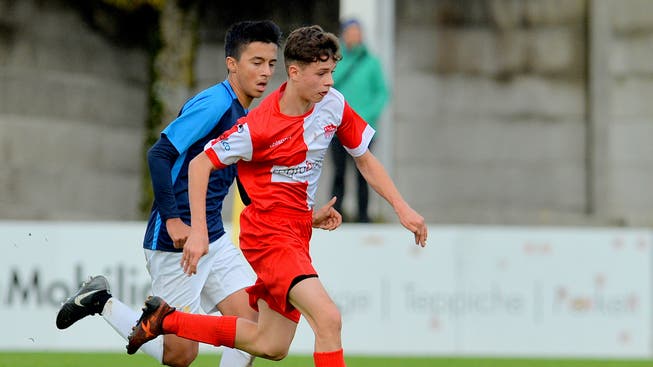 Im Cup-Viertelfinal unterlag Rion Xhemaili (r.) mit der U16 des FC Solothurn dem FCZ.