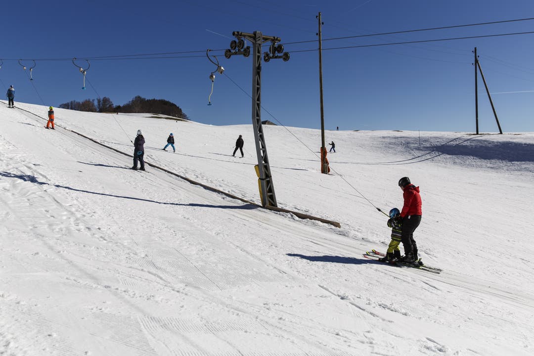 Skifahren auf dem Balmberg
