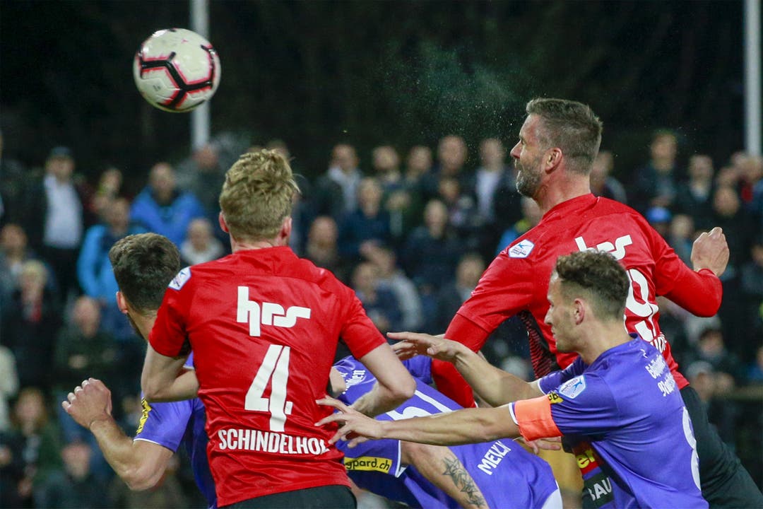 Stefan Maierhofer (r.) und sein Treffer zum 1:0 für den FC Aarau.