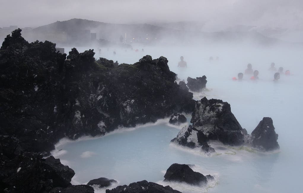 Die Blaue Lagune ist eine der Touristenattraktionen in Südwest-Island.
