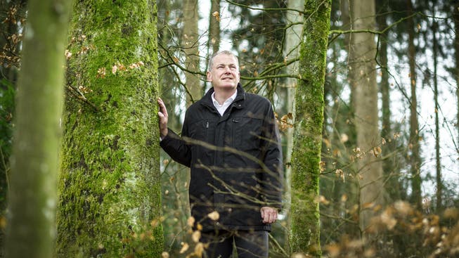 Walddirektor Stephan Attiger als Sohn eines Försters ist überzeugt, dass man die Freizeitnutzung des Waldes finanzieren muss. Der Kanton sei aber der falsche Adressat für die Waldinitiative.