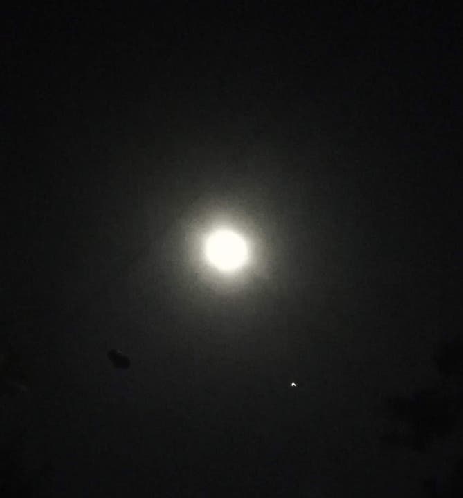 Die Mondfinsternis von den Philippinen fotografiert.