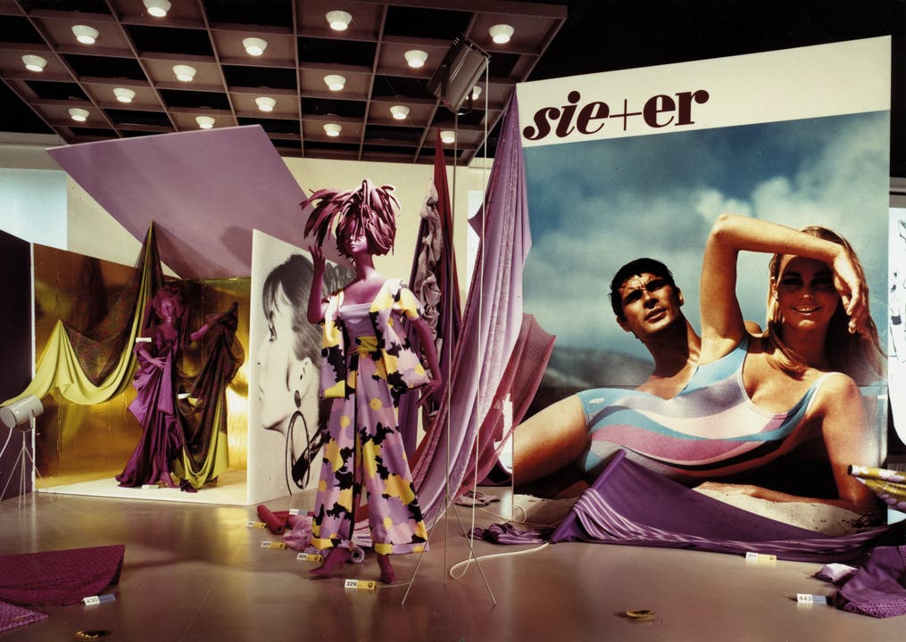 MUBA 1967: Stand zur Mode und Textilindustrie Schweiz