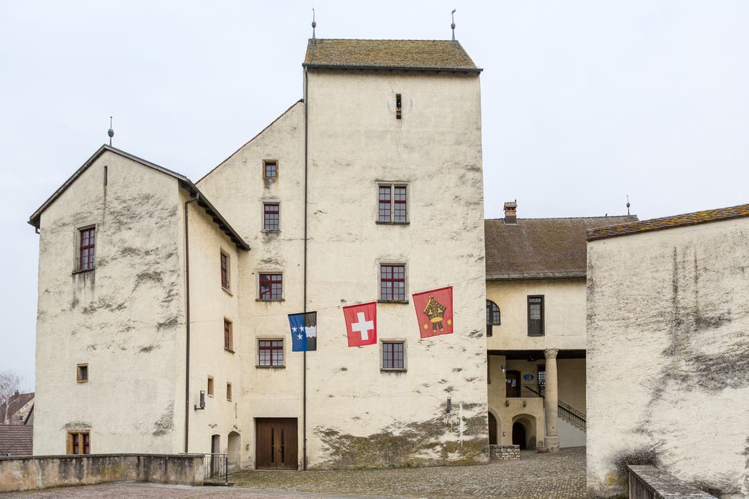 Der Innenhof von Schloss Klingnau.