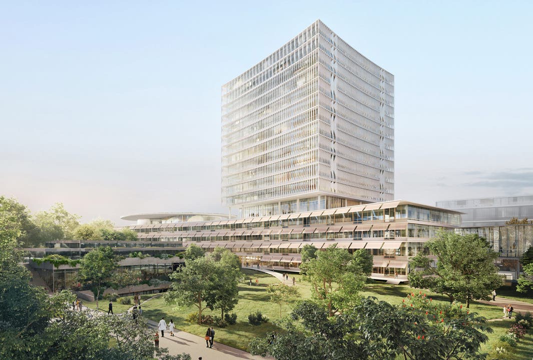 Herzog &amp; de Meurons Vorschlag für den Neubau beim Basler Unispital