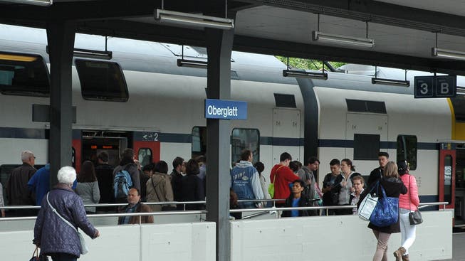 Das Unglück geschah am Bahnhof Oberglatt.