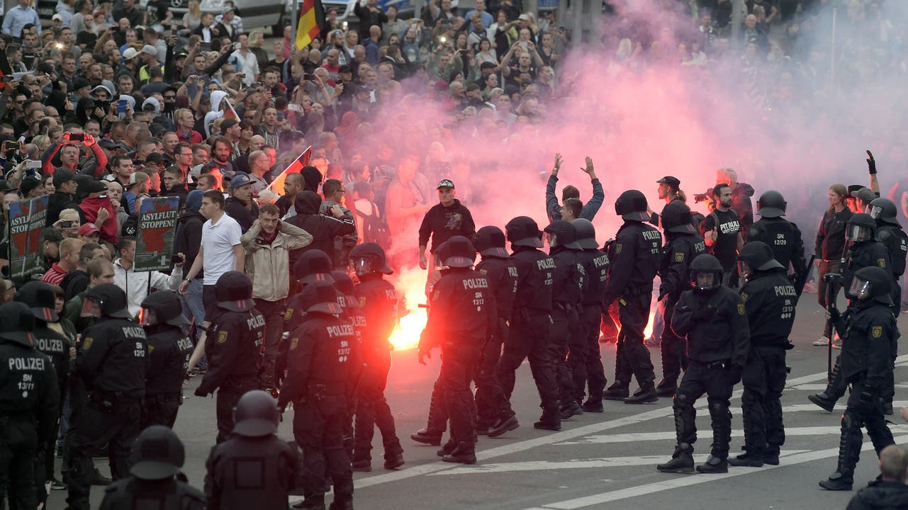 Kundgebung in Chemnitz