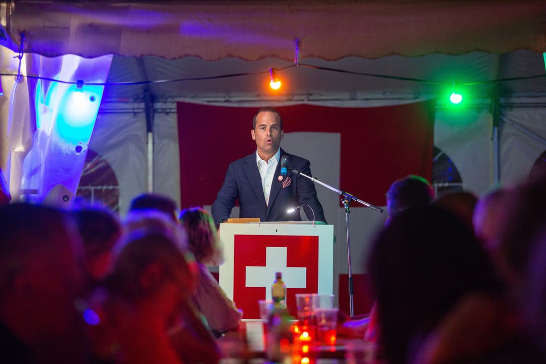  Gastredner Damian Müller, FDP-Ständerat des Kantons Luzern.