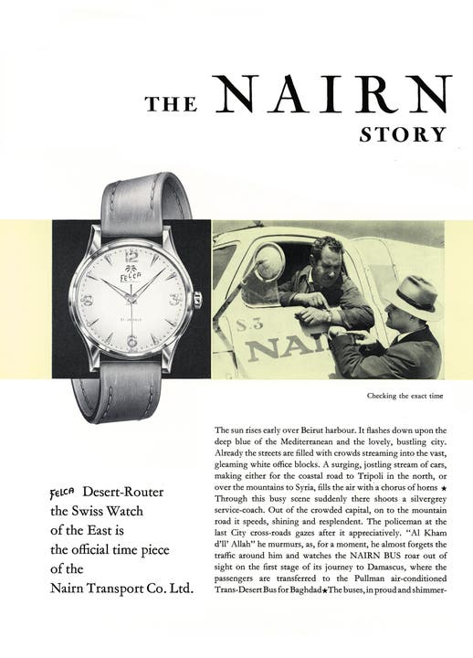 1957: Uhren in der arabischen Wüste