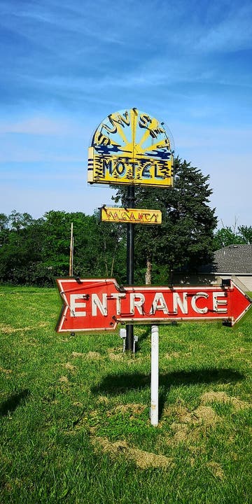Eines der vielen Motels die besucht werden.