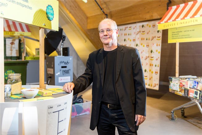 «Essen hat viel mit Nachhaltigkeit zu tun.» Max Chopard ist Projektleiter der «Food Waste»-Ausstellung. Claudio Thoma