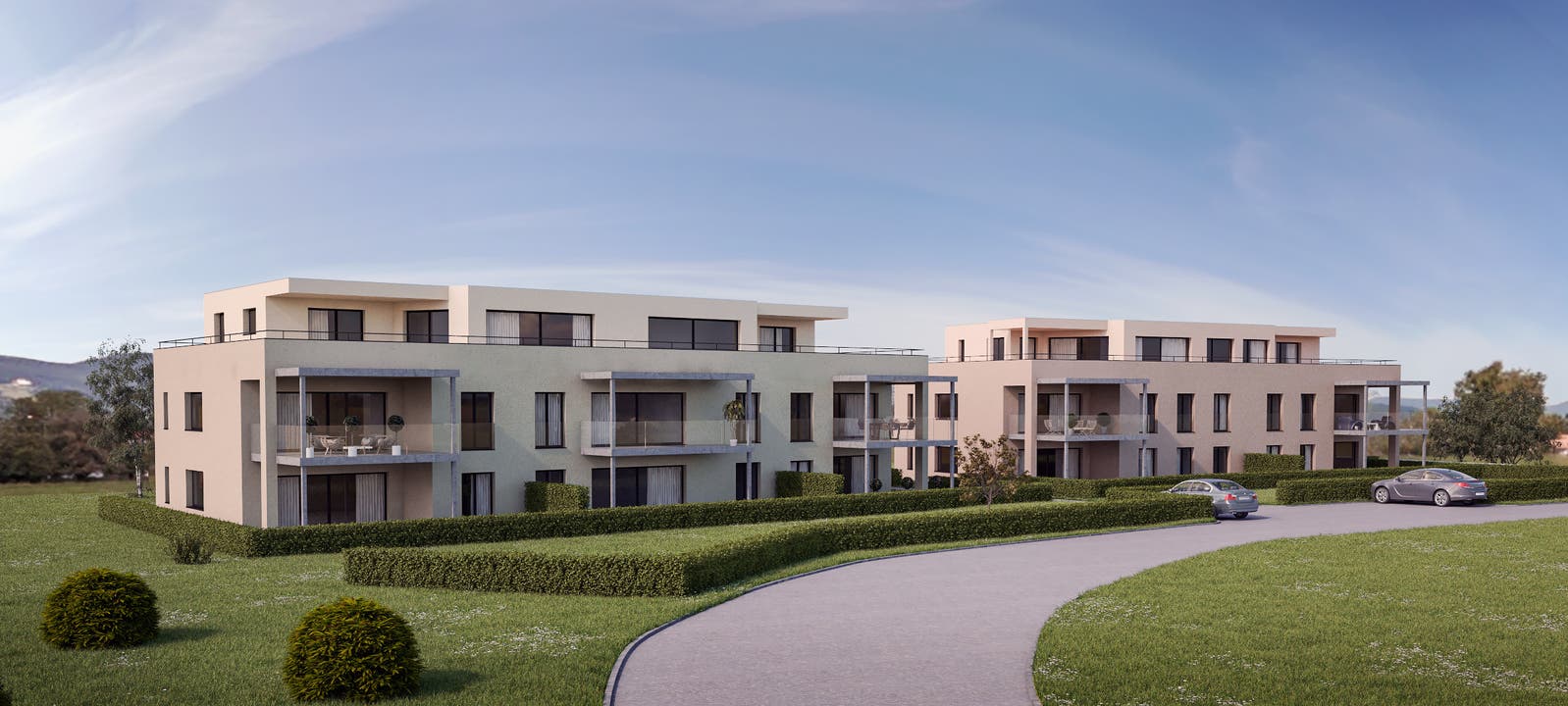 Überbauung Hardstrasse «Lebensräume für Lebensträume» lautet der Slogan der Bau- und Projektleitung Herger Immobilientreuhand AG mit Sitz in Binningen BL.