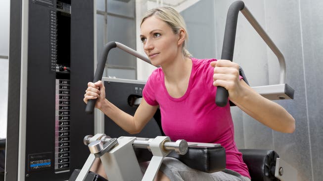 Die durchschnittliche Fitnessbesucherin ist in der Schweiz 45.1 Jahre alt.