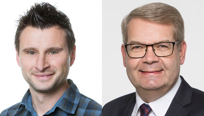 Verwaltungsleiter Remo Rossi und Finanzverwalter Matthias Bähler