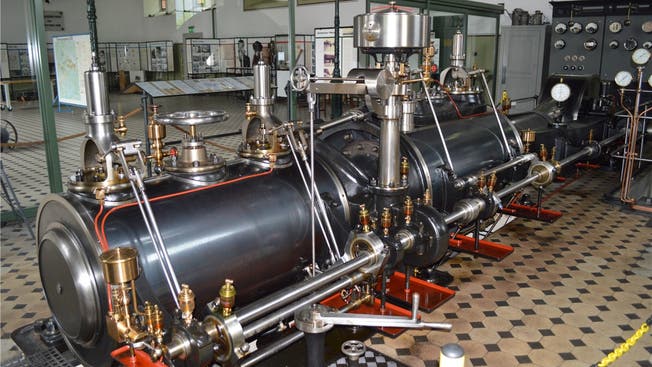 Die Dampfmaschine im Gasi-Museum wird am Sonntag ab 11 Uhr in Betrieg genommen. (Archiv)