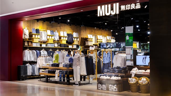 So sieht ein Muji-Shop in Bangkok aus: Im Zürcher Einkaufszentrum Glatt eröffnet im Herbst 2019 die erste Schweizer Filiale auf rund 1000 Quadratmetern. Shutterstock