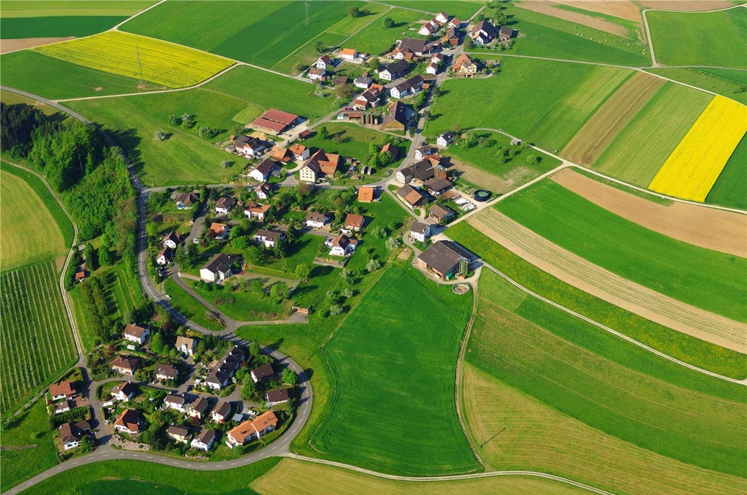 Höher als Böbikon liegt Baldingen (im Bild), wo 257 Einwohner leben.