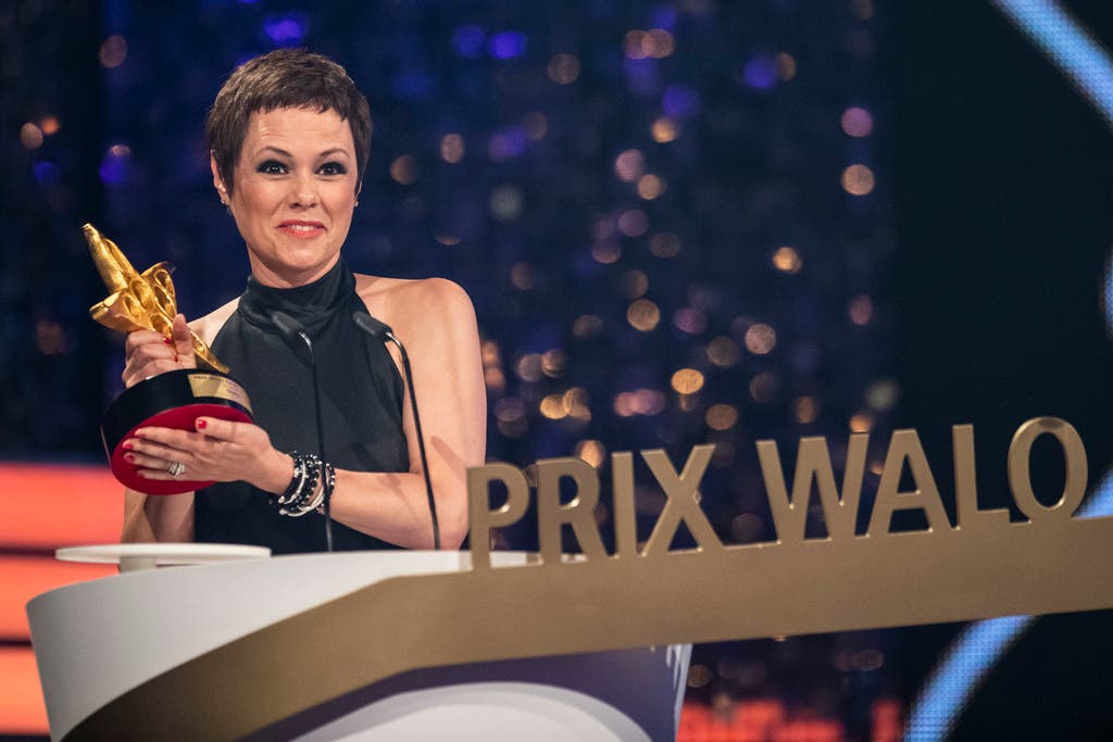 Die Sängerin hielt an der Verleihung des 44. Prix Walo im Mai 2018 eine Rede.