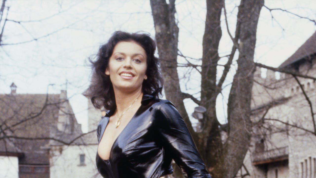 Monika Kälin 1981 auf Schloss Lenzburg