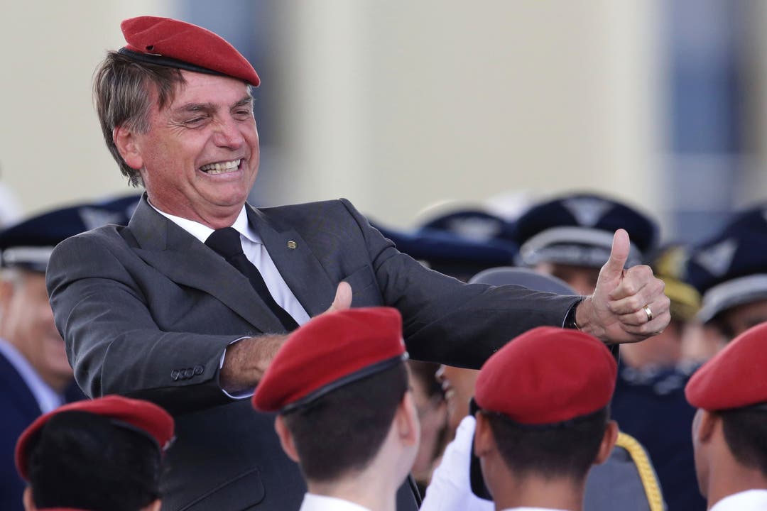 Hat bisher kein Politprogramm vorgelegt, dafür mit Steve Bannon Kontakt aufgenommen: Jair Bolsonaro.