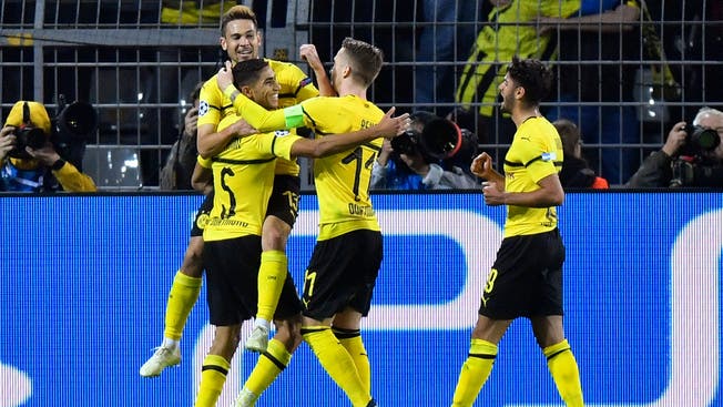 Gleich vier Treffer konten die Dortmunder an diesem Abend bejubeln.