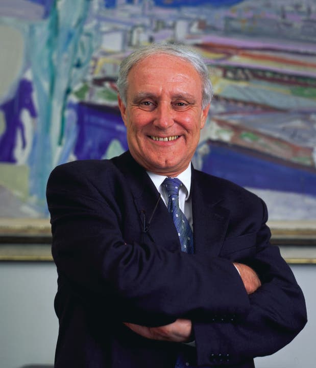 Flavio Cotti, 1986 bis 1999 War zunächst Innen- und dann Aussenminister. 1992 sprach er sich für das EU-Beitrittsgesuch der Schweiz aus.