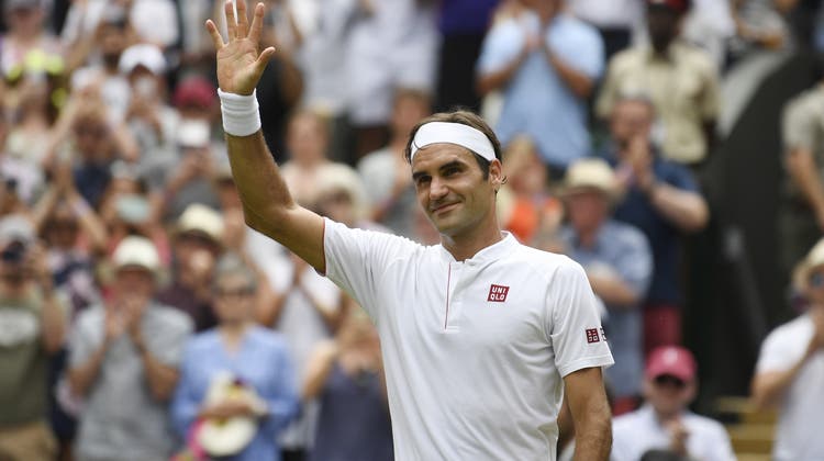 Roger Federer zeigt ein starkes Match und steht ohne Satzverlust im Viertelfinal