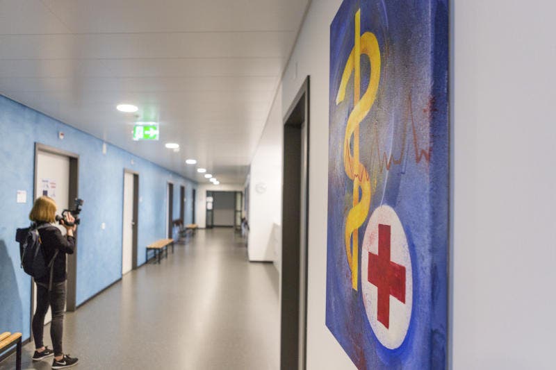 Einweihung der sanierten Kaserne Aarau Die Krankenstation.
