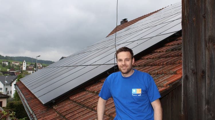 Er vermietet Sonnenenergie: «Die Anlage produziert fast doppelt so viel Strom, wie wir benötigen»