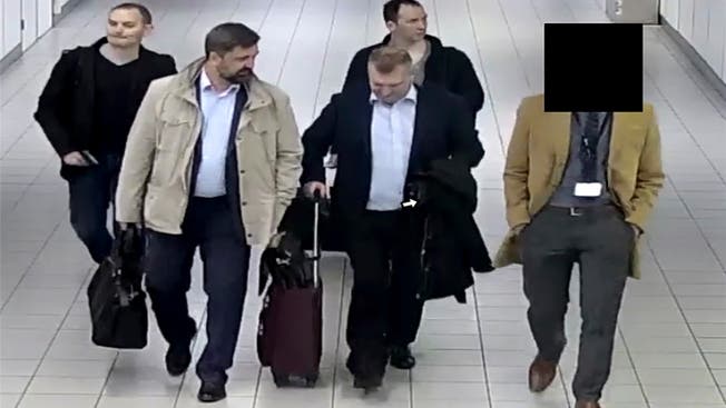 Die vier Russen wurden im vergangenen April ausgewiesen.AP/Keystone