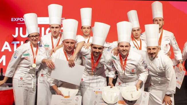 Die Schweizer Junioren-Kochmannschaft ist Vize-Weltmeister 2018