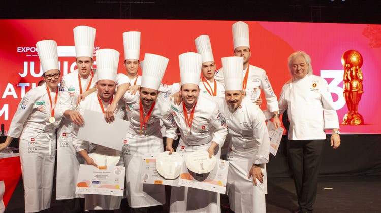 Norman Hunziker wird mit Junioren-Kochteam Vize-Weltmeister