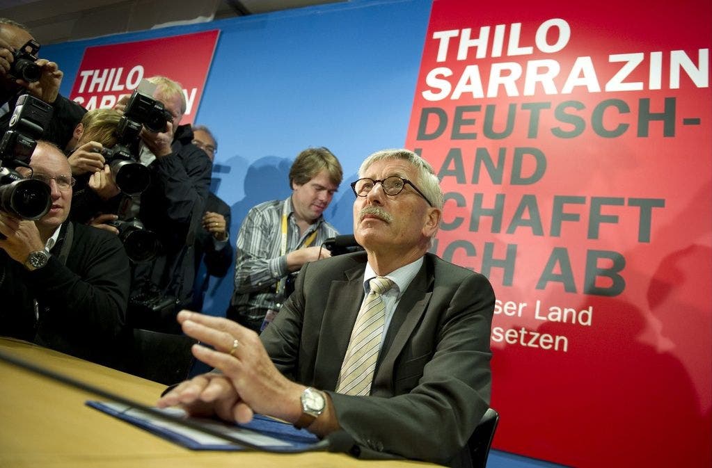 30. August 2010: Thilo Sarrazin stellte sein Buch «Deutschland schafft sich ab» vor.