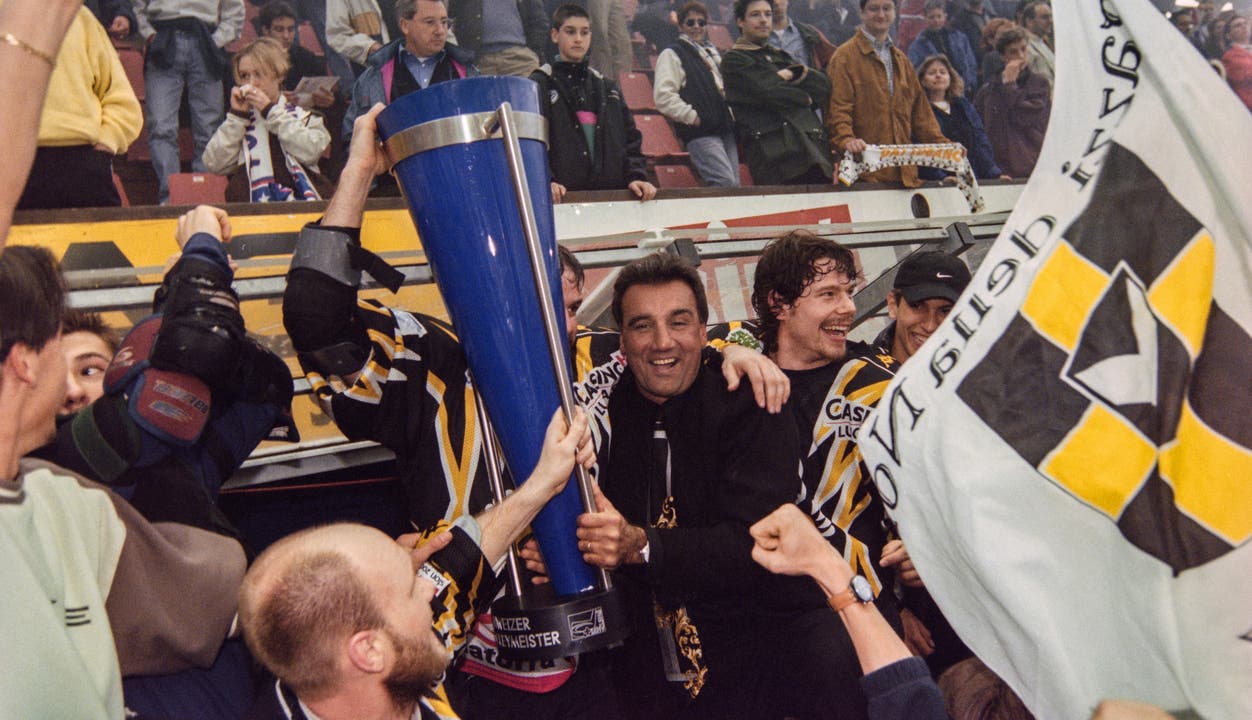 Jim Koleff gewinnt 1999 den Titel mit dem HC Lugano