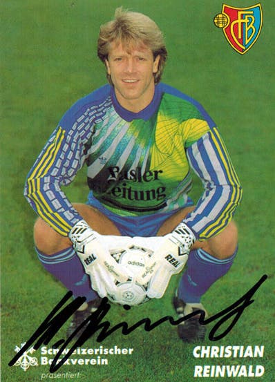 1 Christian Reinwald Spielte nur während der Saison 1992/93 für den FCB. Blieb trotzdem vielen in Erinnerung, manchen bloss wegen seiner Saunaclubs.