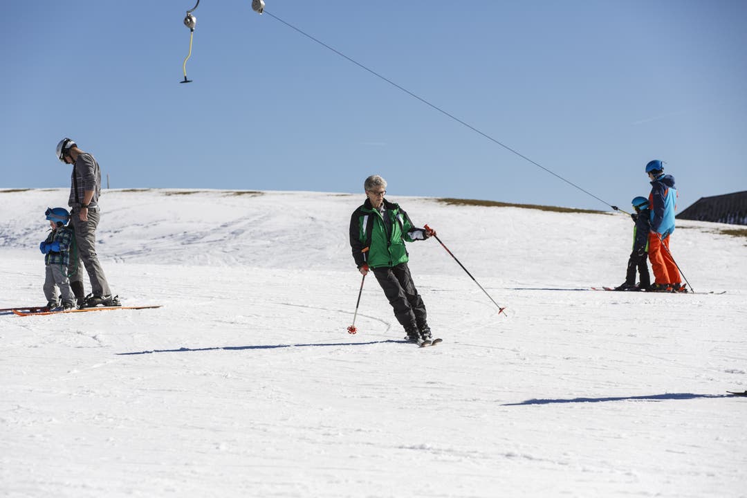 Skifahren auf dem Balmberg