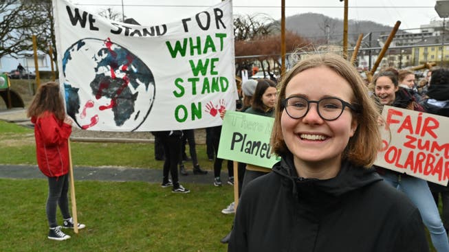 Aline Temperli, Klimaaktivistin aus Olten.