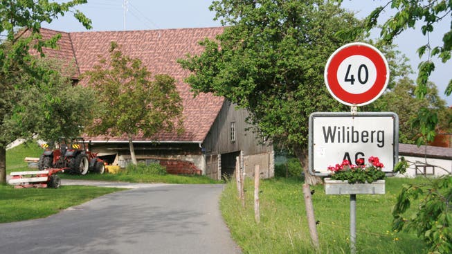 Wiliberg ist die kleinste Gemeinde im Aargau. Ausländerzahl: 5. (Archiv)