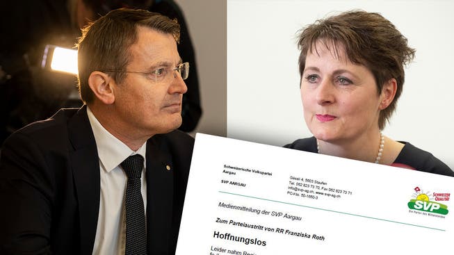 Thomas Burgherr spart nicht Kritik an Regierungsrätin Franziska Roth
