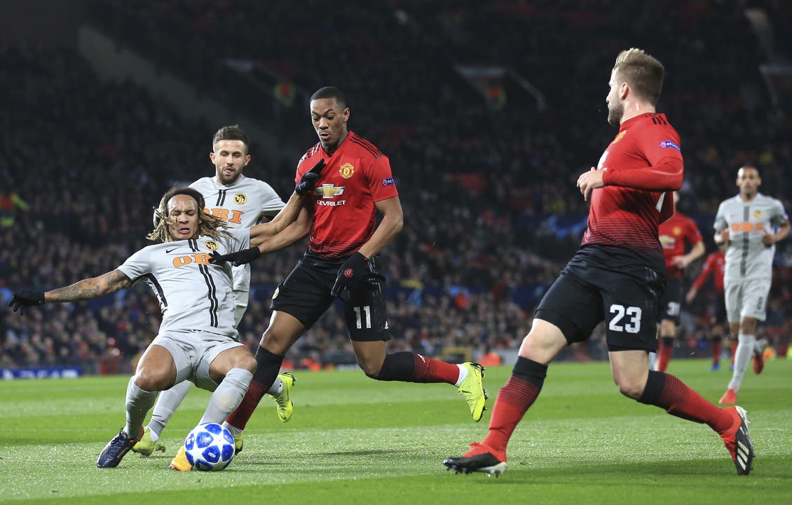Manchester United macht in diesem Spiel von Anfang an mächtig Druck – wie lange wird YB standhalten können?