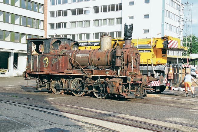 100-jährige Dampflokomotive von Oltner Pascal Troller